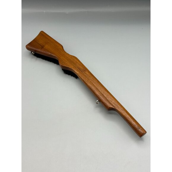 Vintage Wooden Garment Brush Rifle Shaped West German 14" Hunting Gift - Picture 6 of 12